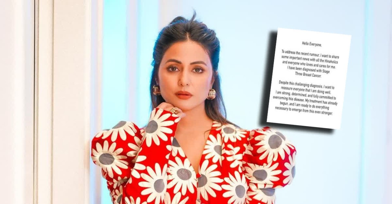 ক্যান্সারে আক্রান্ত হিনা খান, দিলেন দুঃসংবাদ