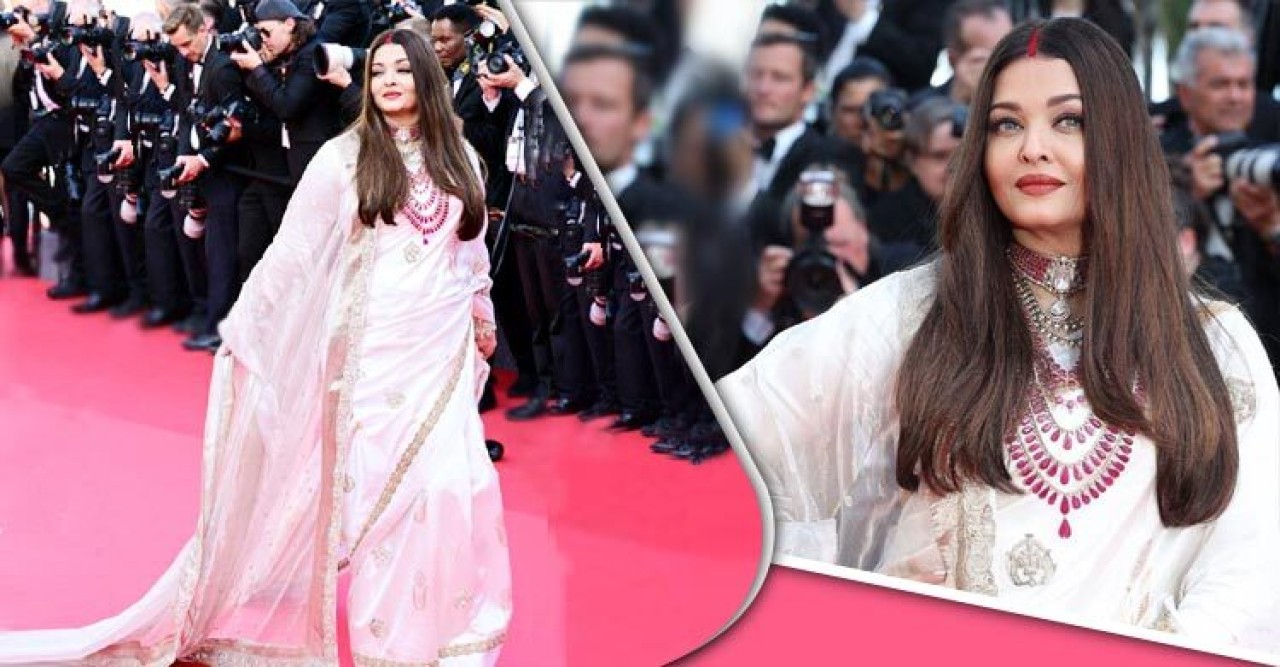 ঐশ্বরিয়ার শাড়িতে কয়েক কোটি মূল্যের কি কি গহনা ছিল