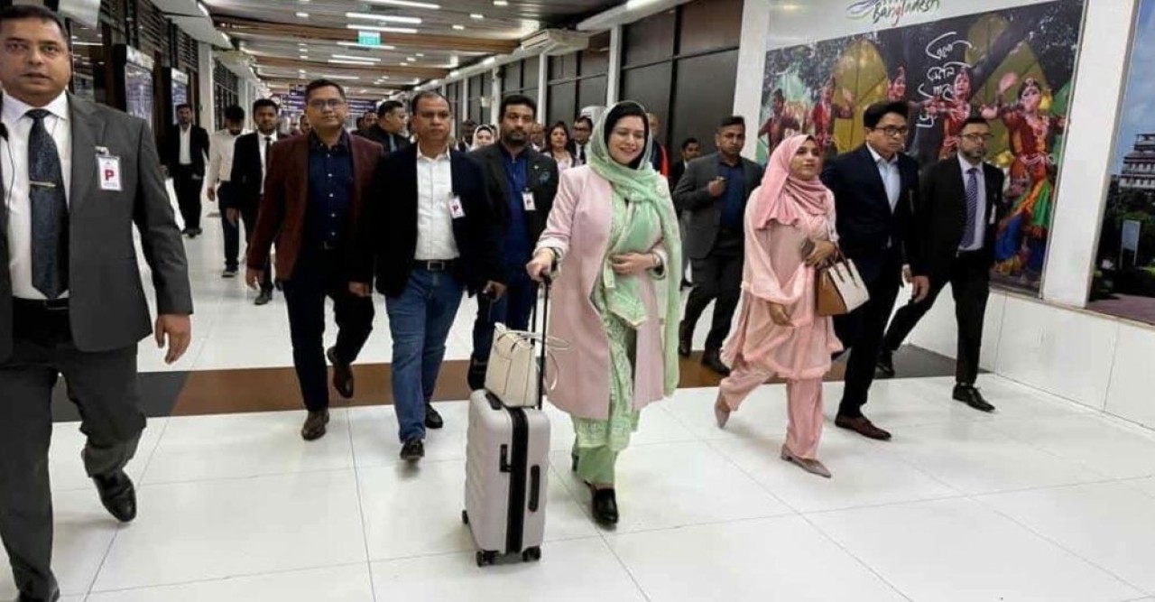 লন্ডনের পথে ডা. জোবাইদা