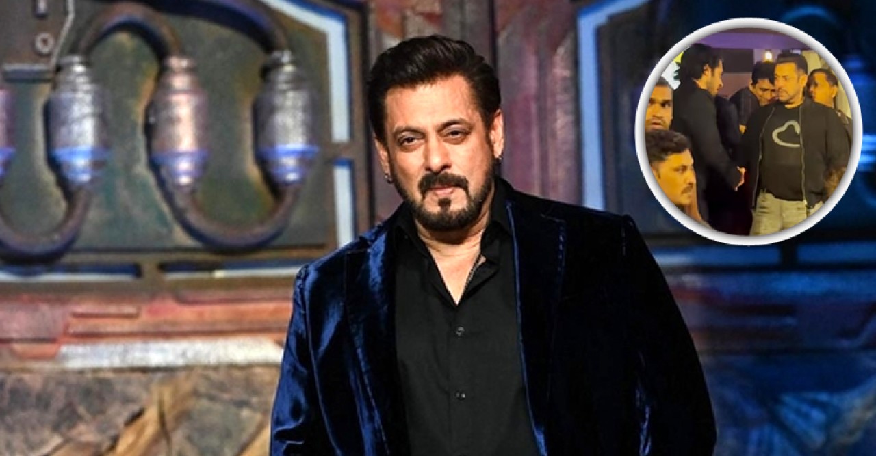 সালমানের নিরাপত্তা বলয় ভেদ করে ছুটে এলেন যুবক