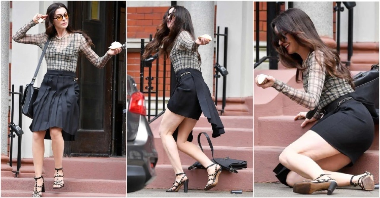 জুতার হিল ভেঙে সিঁড়ি থেকে পড়ে গেলেন অভিনেত্রী