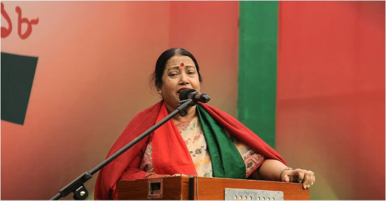 শহীদ মিনারে ফরিদা পারভীনের মরদেহে শ্রদ্ধা সকালে, কুষ্টিয়ায় দাফন