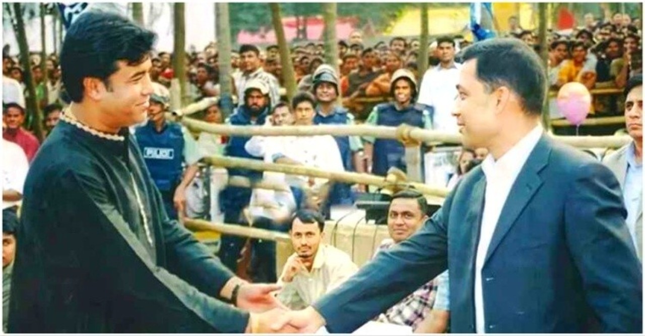 তারেক রহমানের দেশে ফেরার দিনে নায়ক মান্নার সঙ্গে ছবি ভাইরাল