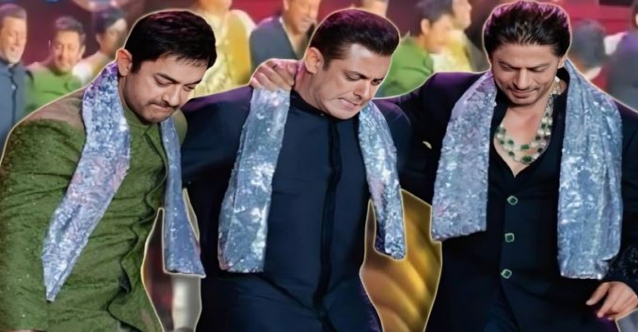 একমঞ্চে তিন খান, নেচে গেয়ে মাতালেন বিয়ে বাড়ি