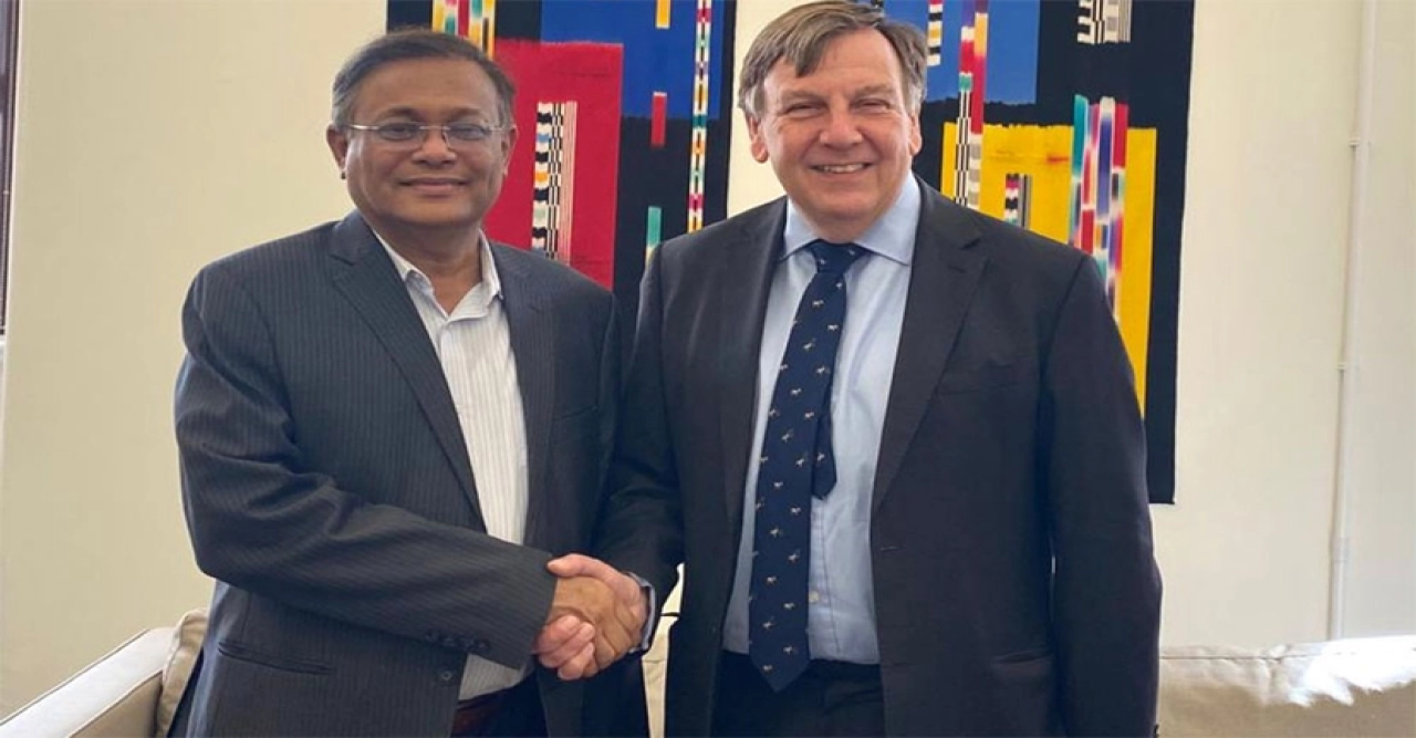 যুক্তরাজ্যের গণমাধ্যমবিষয়ক মন্ত্রীর সঙ্গে তথ্যমন্ত্রীর বৈঠক