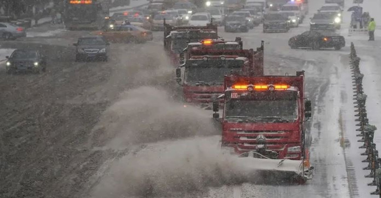 উত্তর চীনে প্রবল তুষারপাত