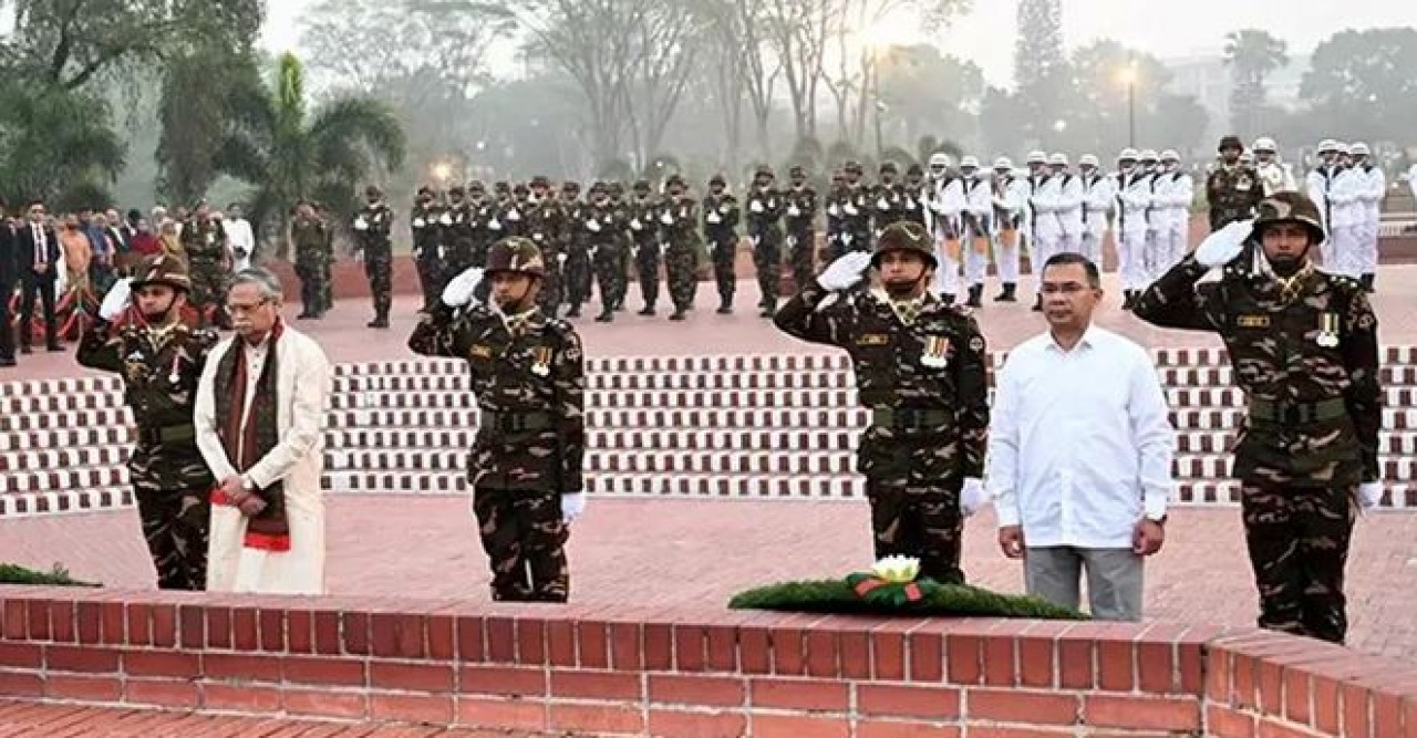 স্বাধীনতা দিবসে জাতীয় স্মৃতিসৌধে রাষ্ট্রপতি ও প্রধানমন্ত্রীর শ্রদ্ধা