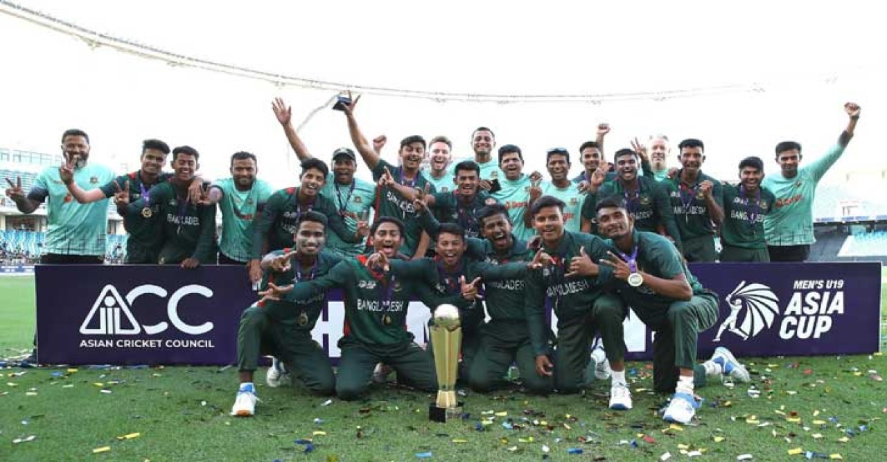 রেকর্ড গড়ে এশিয়া কাপ চ্যাম্পিয়ন বাংলাদেশ