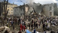 শিশু হাসপাতালসহ ইউক্রেনের একাধিক শহরে হামলা, নিহত ২৩