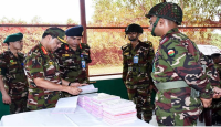 সেনাবাহিনী প্রধানের কক্সবাজার এরিয়া পরিদর্শন