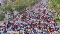 সারা দেশে নজিরবিহীন বিক্ষোভ