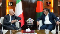 প্রতিরক্ষা উপদেষ্টার সঙ্গে ইতালির রাষ্ট্রদূতের সাক্ষাৎ