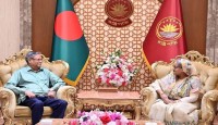 বঙ্গভবনে রাষ্ট্রপতির সঙ্গে প্রধানমন্ত্রীর সৌজন্য সাক্ষাৎ