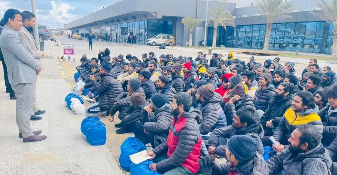 লিবিয়া থেকে ১৭৫ জন‌কে দে‌শে প্রত্যাবাসন