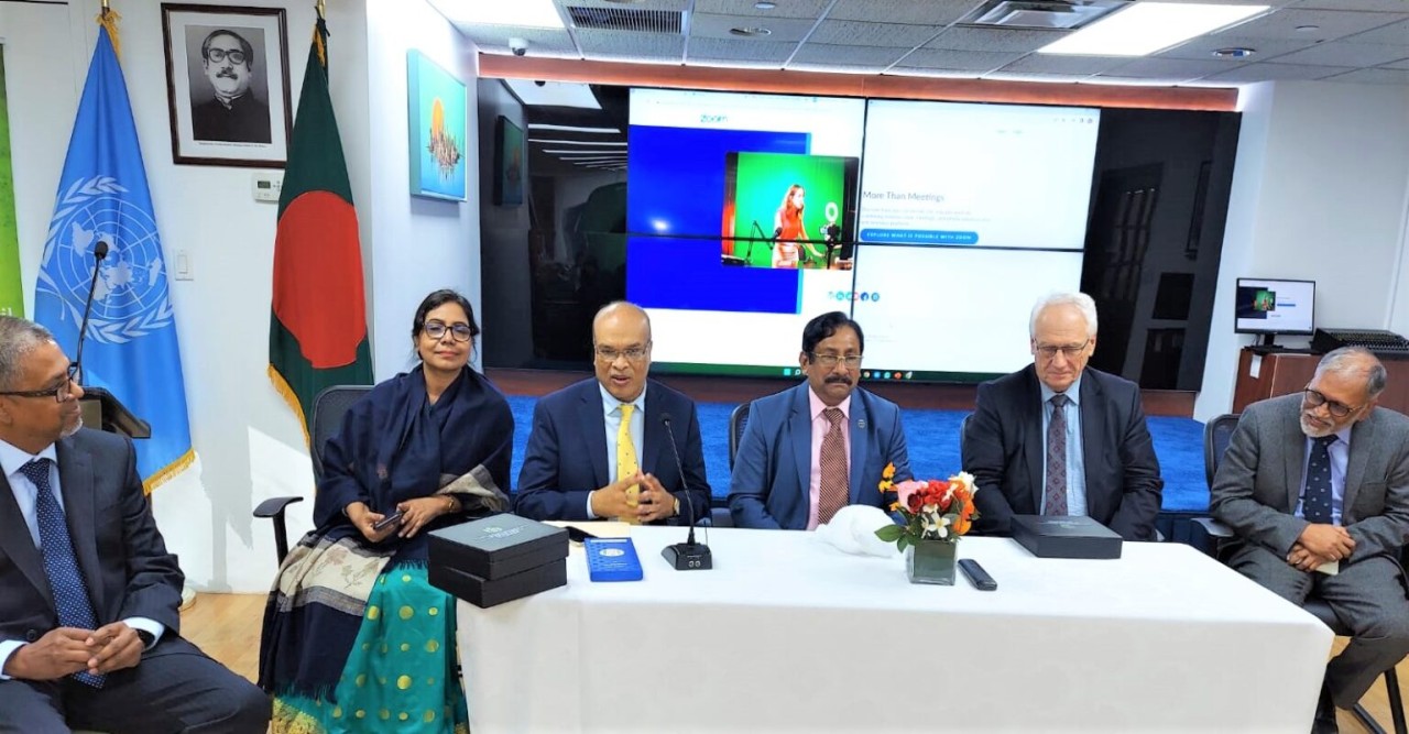 নিউইয়র্কে জাতিসংঘে বায়োব্যাংকিং-এর উপর বঙ্গবন্ধু শেখ মুজিব মেডিক্যাল বিশ্ববিদ্যালয় আয়োজিত সাইড ইভেন্ট