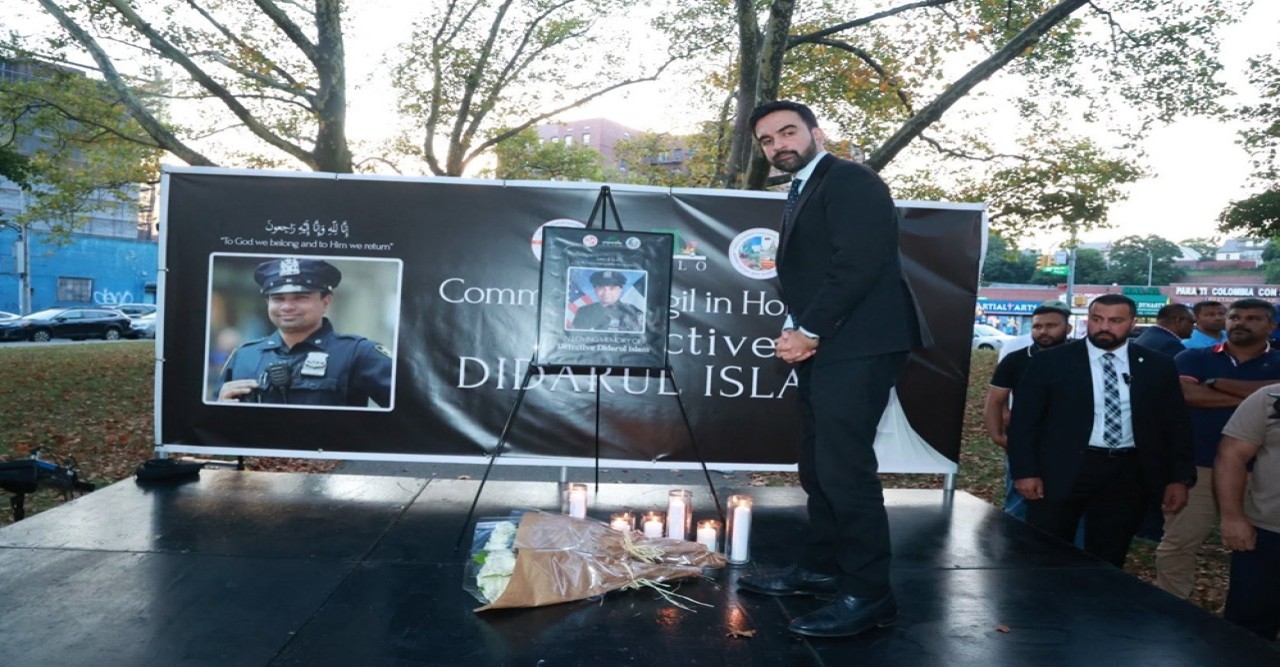 Jamaica Vigil Honors Fallen Bangladeshi-American NYPD Hero