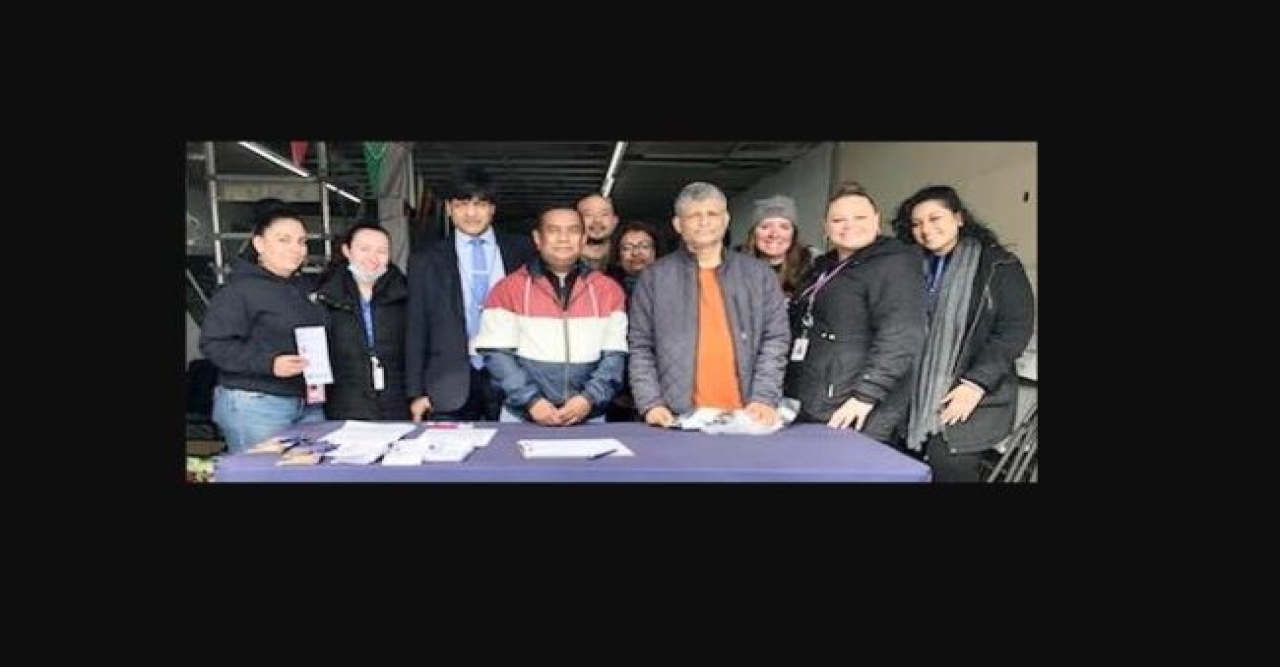 আটলান্টিক সিটিতে বাংলাদেশ এসোসিয়েশন অব সাউথ জার্সির ফুড ব্যাংক