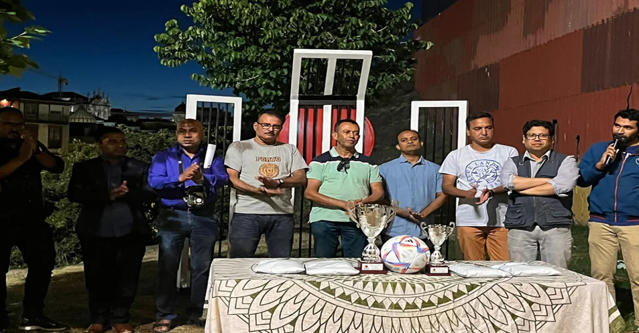 পোর্তোয় দশম প্রবাসী ফুটবল টুর্নামেন্টের জার্সি উন্মোচন