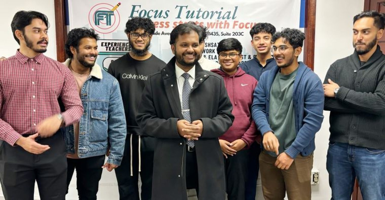 নিউইয়র্কের জ্যামাইকায় যাত্রা শুরু করলো কোচিং সেন্টার ‘ফোকাস টিউটোরিয়াল’