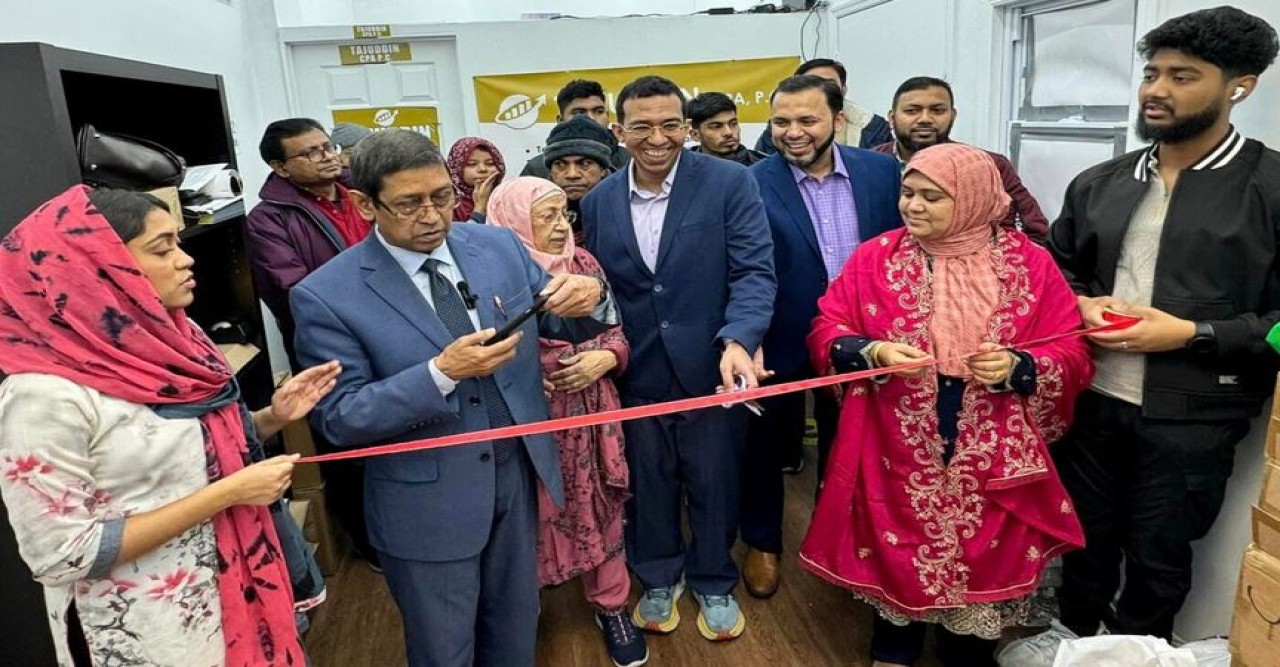 নিউইয়র্কের জ্যাকসন হাইটসে তাজউদ্দিন সিপিএ পিসি’র উদ্বোধন