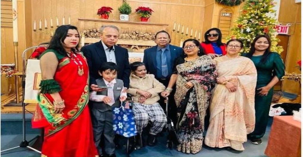 নিউইয়র্কে বেথেল ব্যাপ্টিষ্ট চার্চে বাংগালীদের বড়দিন উদযাপন