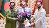 বঙ্গভবনে রাষ্ট্রপতির সঙ্গে নুর-হাসানের সাক্ষাৎ