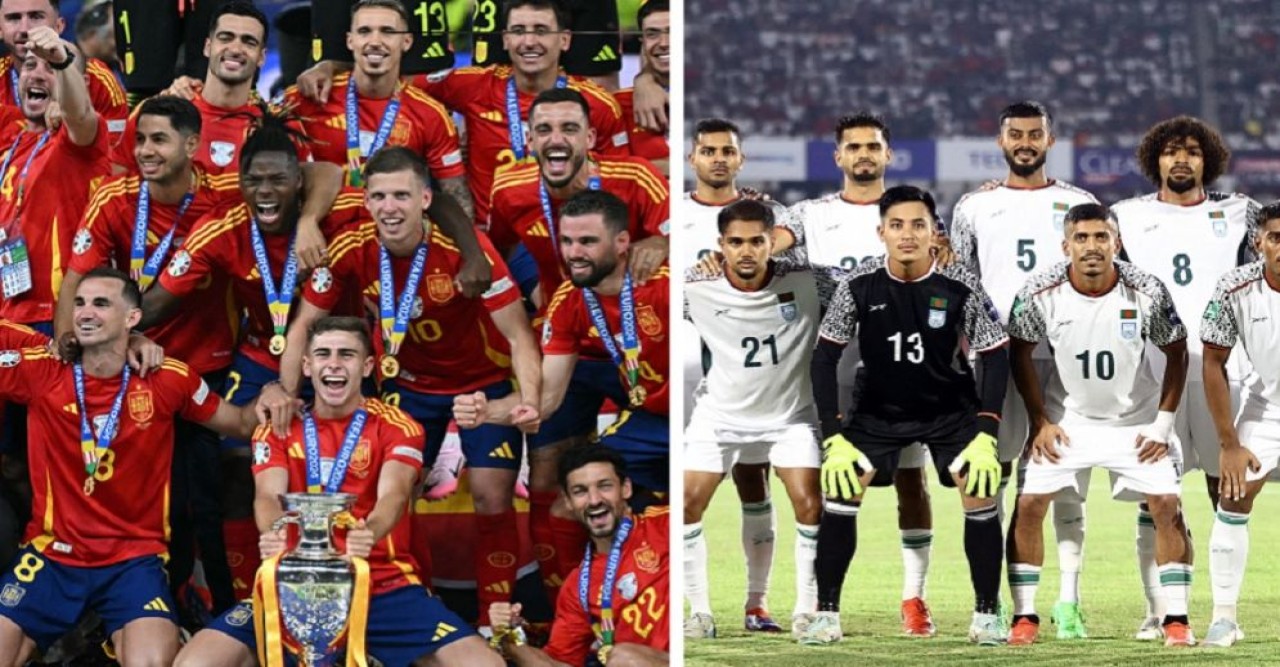 ফিফা র‍্যাংকিং শীর্ষে স্পেন, পয়েন্ট কমেছে বাংলাদেশের