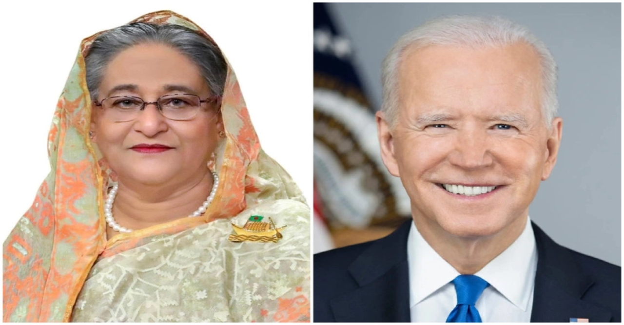 স্বাধীনতা দিবসে প্রধানমন্ত্রীকে বাইডেনের শুভেচ্ছা