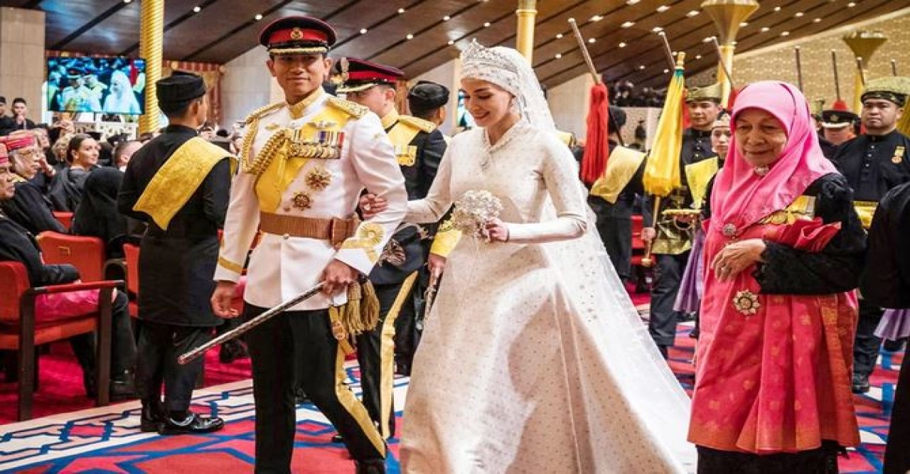 ব্রুনেইয়ের যুবরাজের বিয়ের জাঁকজমকপূর্ণ উৎসব