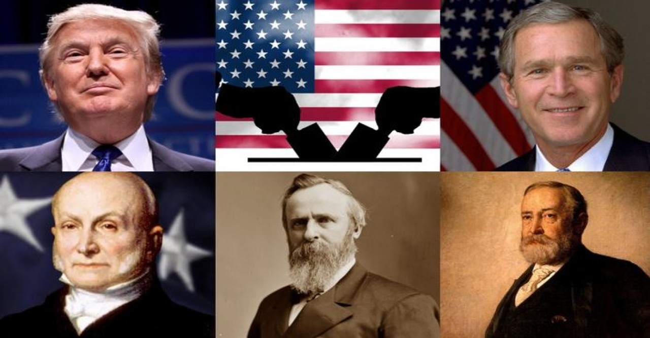 প্রতিদ্বন্দ্বীর চেয়ে ভোট কম পেয়েও যুক্তরাষ্ট্রের প্রেসিডেন্ট হয়েছেন যারা