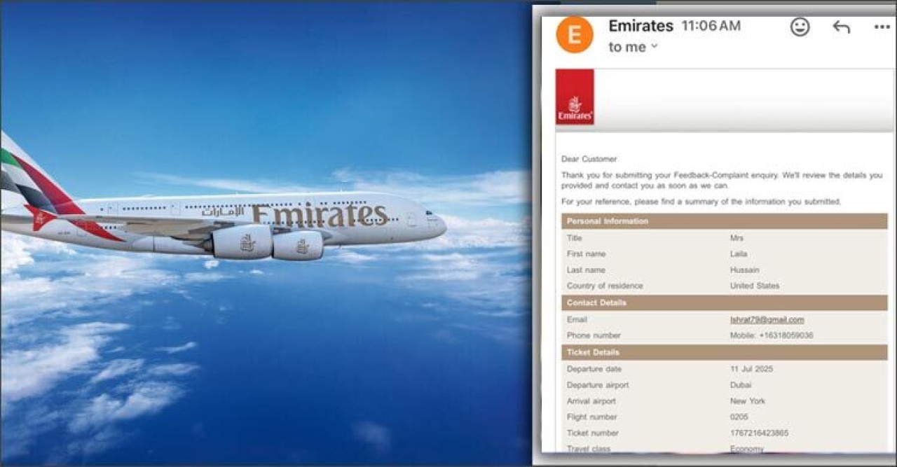 এমিরেটসের বিরুদ্ধে সত্তরোর্ধ্ব নারী যাত্রীকে হয়রানির অভিযোগ