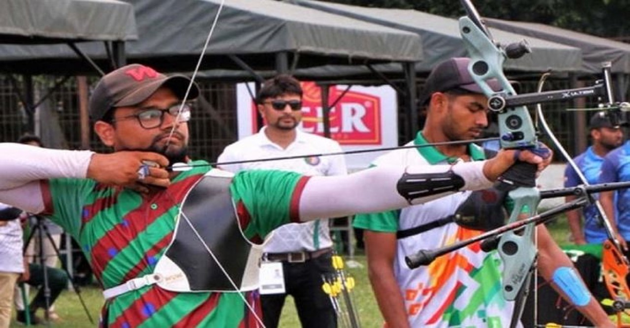 জাতীয় আর্চারিতে রোমানের ব্রোঞ্জ