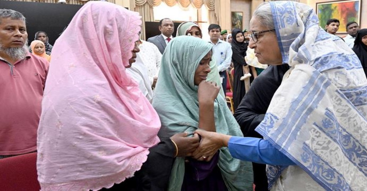 প্রধানমন্ত্রীর সঙ্গে সাক্ষাতের পর যা বলল আবু সাঈদের পরিবার
