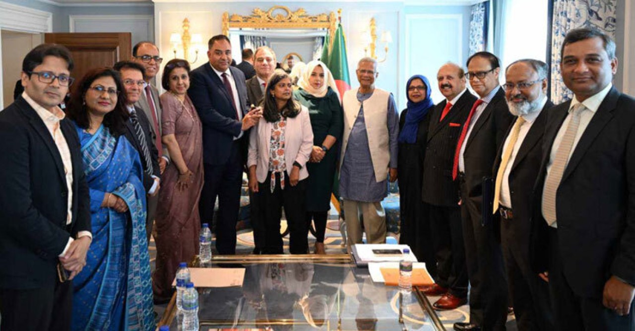 ড. ইউনূসের সঙ্গে যুক্তরাজ্যের সর্বদলীয় এমপি প্রতিনিধিদলের সাক্ষাৎ