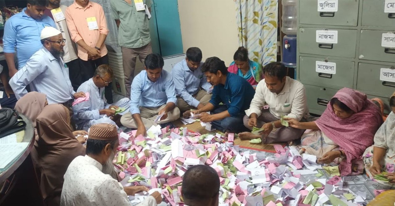 ভোট গণনা শুরু