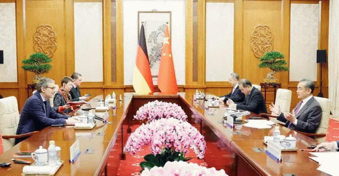 চীন ও  জার্মানি বিশ্বের স্থিতিশীলতা, উন্নয়ন ও সমৃদ্ধিতে ইতিবাচক অবদান রাখতে পারে