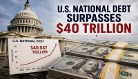 U.S. National Debt Surpasses $40 Trillion