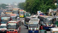 বিএনপি-জামায়াতের অবরোধেও চলবে পরিবহন