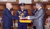 রাষ্ট্রপতির কাছে ইতালির রাষ্ট্রদূতের পরিচয়পত্র পেশ
