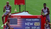 সোনার লড়াইয়ে নামার আগেই বিশ্বরেকর্ড যুক্তরাষ্ট্রের অ্যাথলেটদের