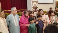 বঙ্গভবনে রাষ্ট্রপতির ঈদ শুভেচ্ছা বিনিময়