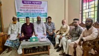 ঢাকায় জেএসএফ!র সংবাদ সম্মেলনে হাজী আনোয়ার হোসেন লিটন