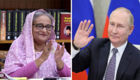 পুতিনকে ধন্যবাদ দিলেন শেখ হাসিনা