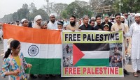ঈদে ফিলিস্তিনের সমর্থনে কলকাতায় মিছিল