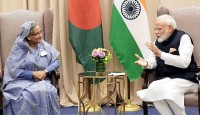 শপথ অনুষ্ঠানের পর হাসিনা-মোদী বৈঠক
