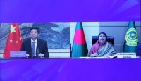 লি চান শু-এর সঙ্গে জাতীয় সংসদের স্পিকারের ভিডিও-বৈঠক